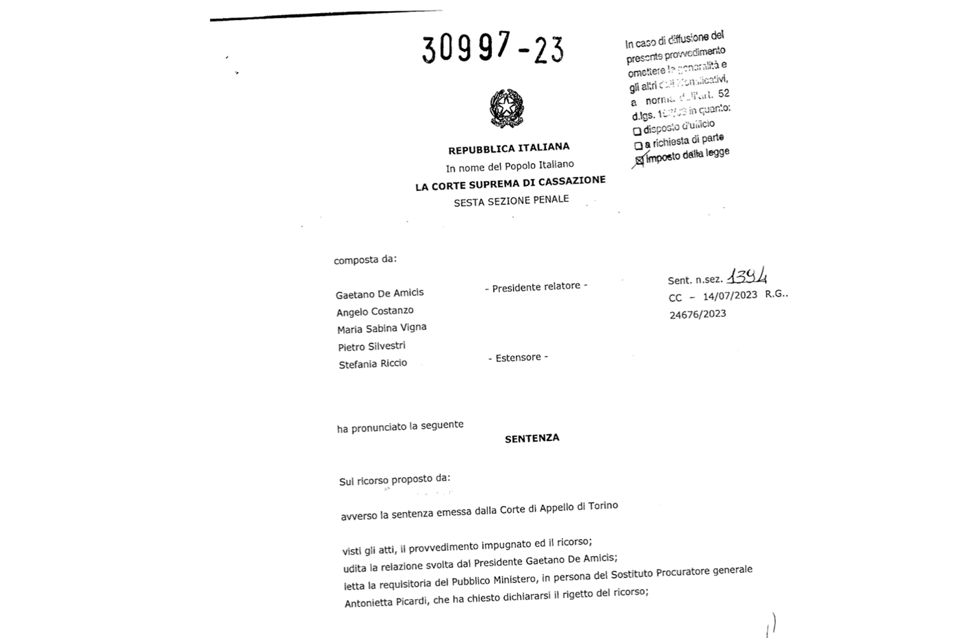 Vittoria in Cassazione annullata sentenza mandato d’arresto europeo